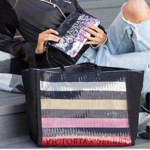 Victoria's Secret Multi-Colored Sequin Tote